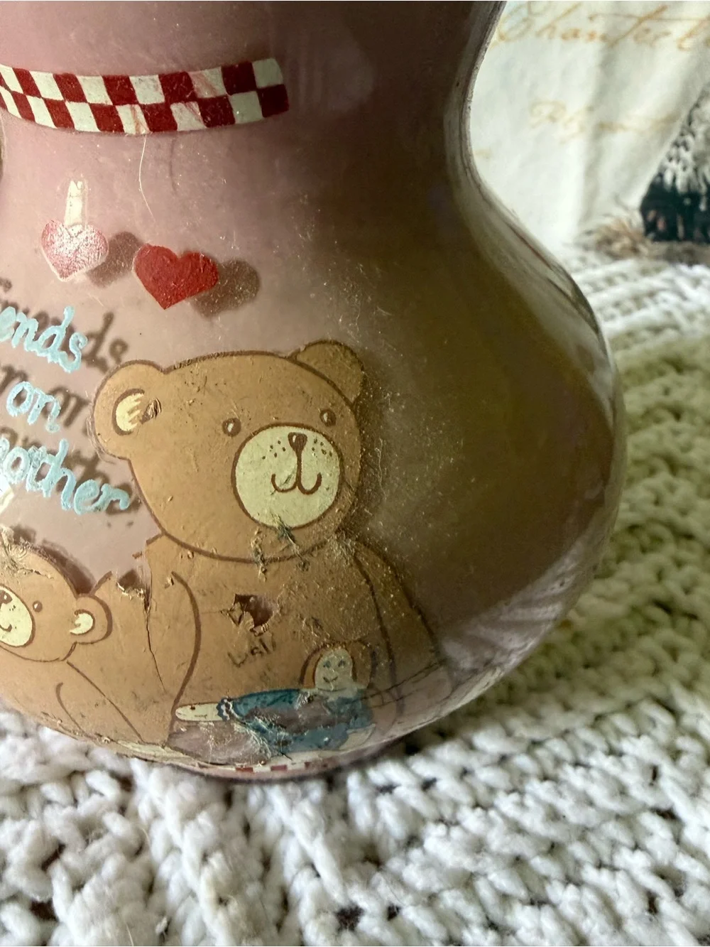Vintage Kaadan Teddy Bear Oil Lamp - Unbranded